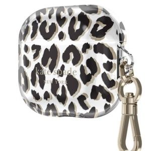 Kate Spade New York AirPods Gen 3 Case - City Leopard Black/Gold